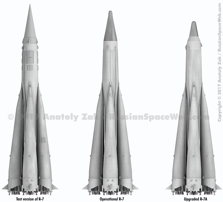 R 7 Family Of Launchers And Icbms