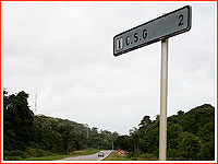 Kourou road sign