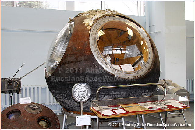 Landing of the Vostok spacecraft
